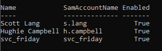 Active Directory showing the Attribute Editor tab with servicePrincipalName values for a service account